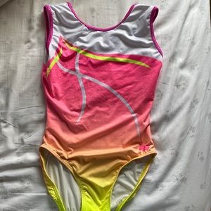 pretty gymnastics leotard size adult xs